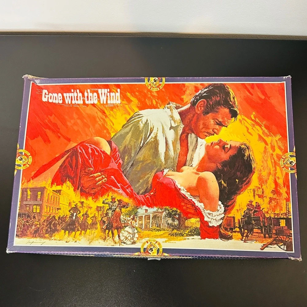 1989 GONE WITH THE WIND Vintage 800 Piece Jigsaw Puzzle MGM CINEMA CLASSICS - Picture 5 of 10